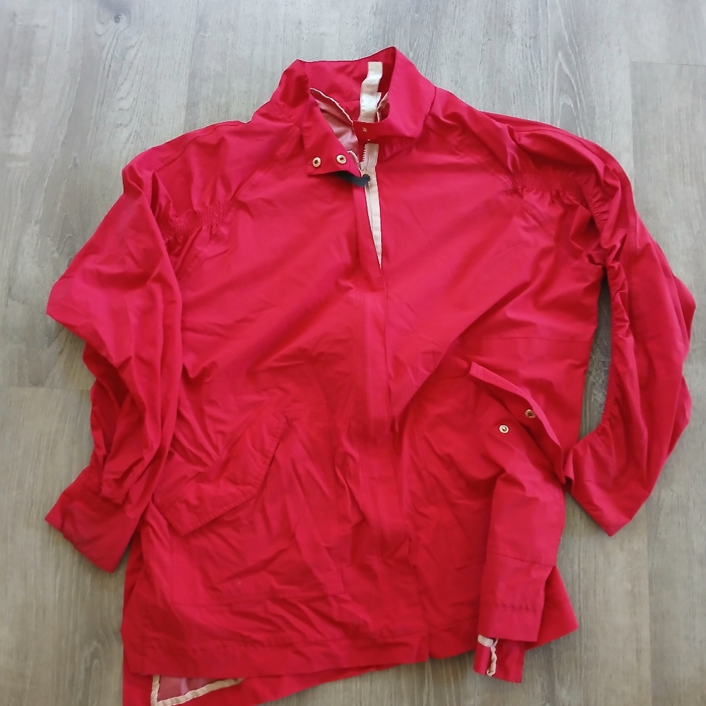 Fabletics Red Long Sleeve Pullover Jacket - image 7